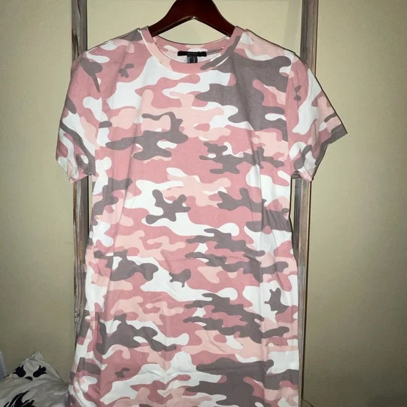 Forever 21 | Dresses | Forever 2 Pink Camo Dress | Poshmark